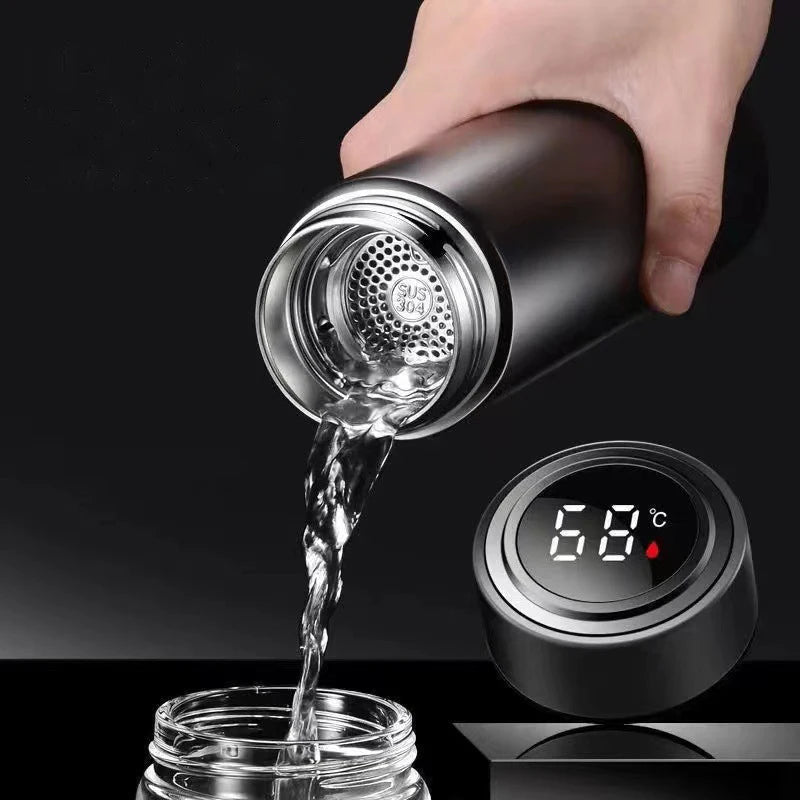 Stainless Steel Smart Thermos Cup