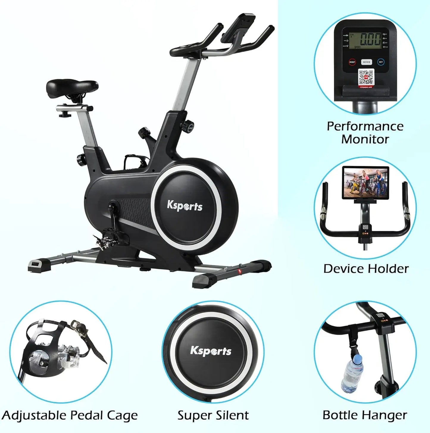 Magnetic Resistance Stationary Bike